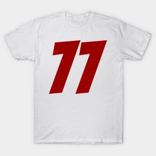 Valtteri Bottas 77 - Driver Number T-Shirt